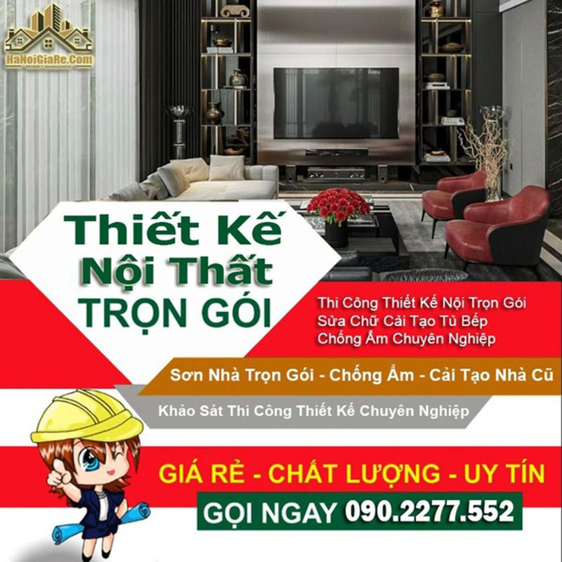 Thi Công Thiết Kế Nội Thất Trọn Gói Chuyên Nghiệp Uy Tín