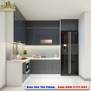 Báo giá tủ bếp phố Hàng Tre rõ ràng - Thiết kế thi công trọn gói