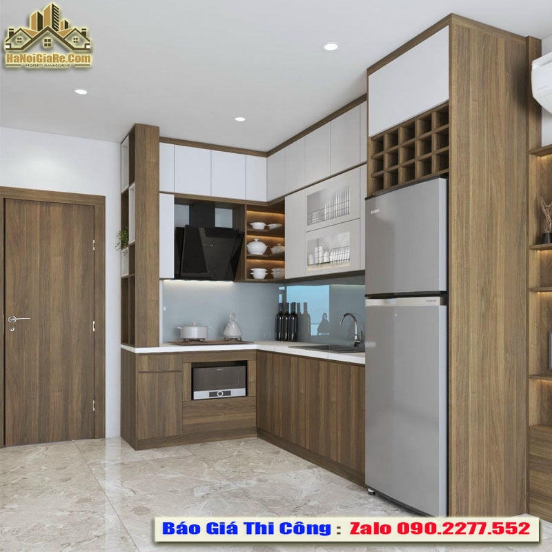 Cải tạo tủ bếp chống ẩm phố Hàng Bạc: Thiết kế thi công giải pháp chống ẩm mốc tối ưu