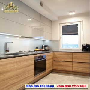 Cải tạo tủ bếp chống ẩm Pháo Đài Láng - Thiết kế thi công tủ bếp chống nước tối ưu